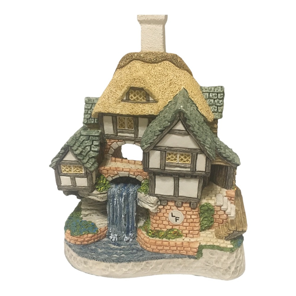 1994 Wishing Falls Cottage by David Winter Orig. COA, Box & Scroll Artist Signed